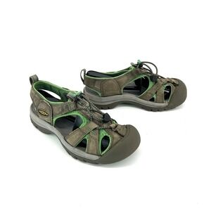 Keen Venice H2 Womens 6.5 Hiking Sandals Closed Toe Water Fisherman Gray Brown
